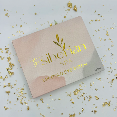 the siberian spa: 24k gold eye patches
